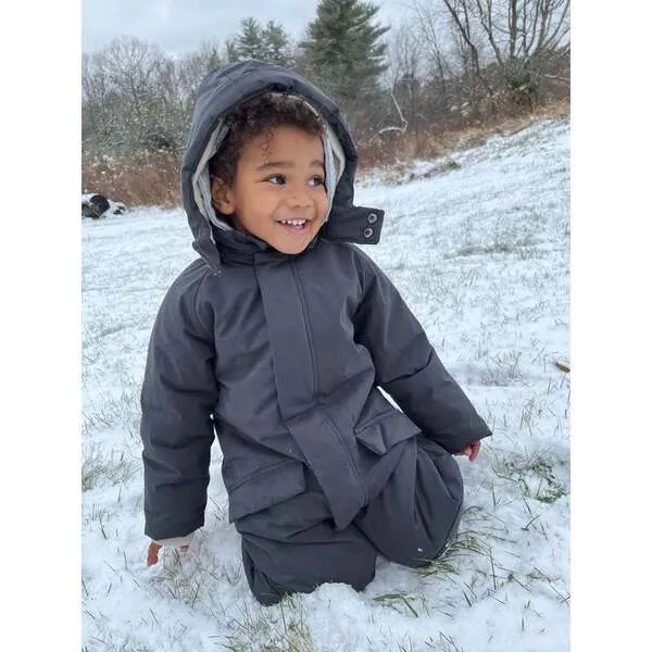 7AM Enfant Benji Snowsuit Grand, Smokey Grey