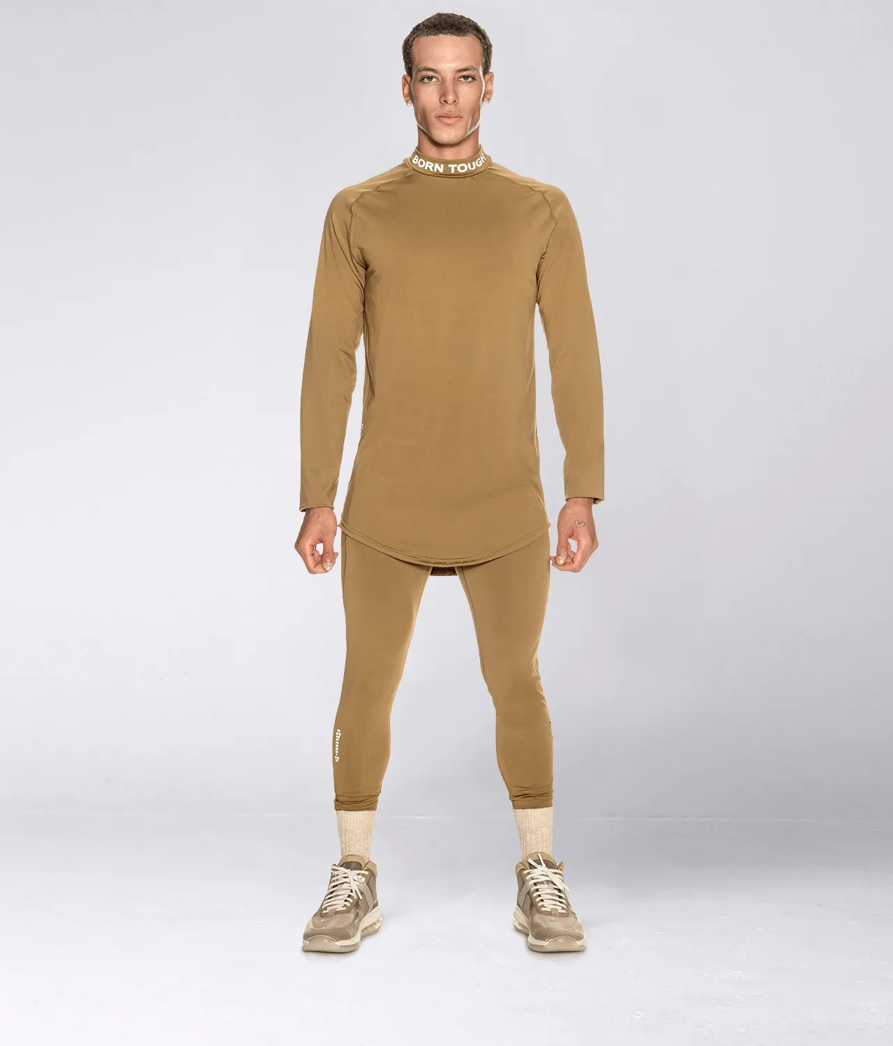 9400 . Momentum Regular-Fit Base Layer Shirt - Khaki