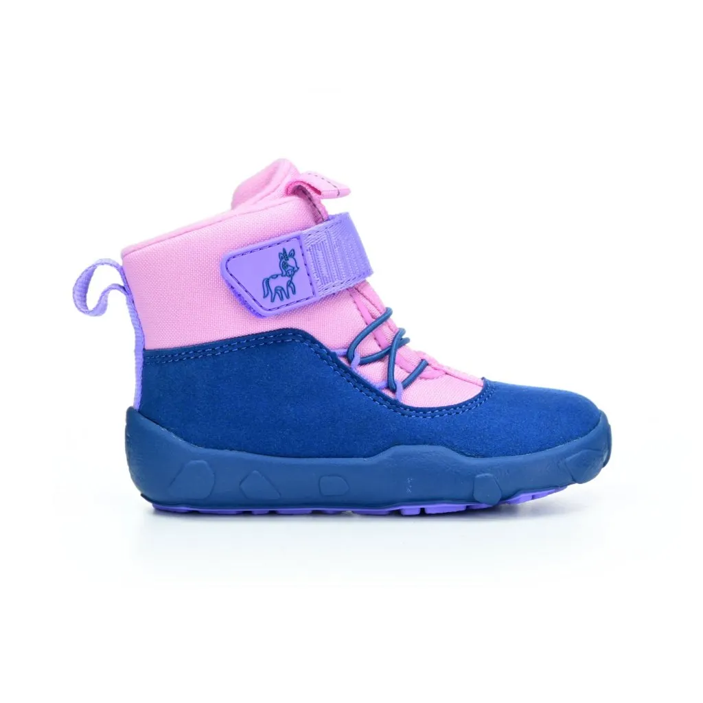 Affenzahn Prewalkers Vegan Warmy Pink Unicorn winter barefoot shoes