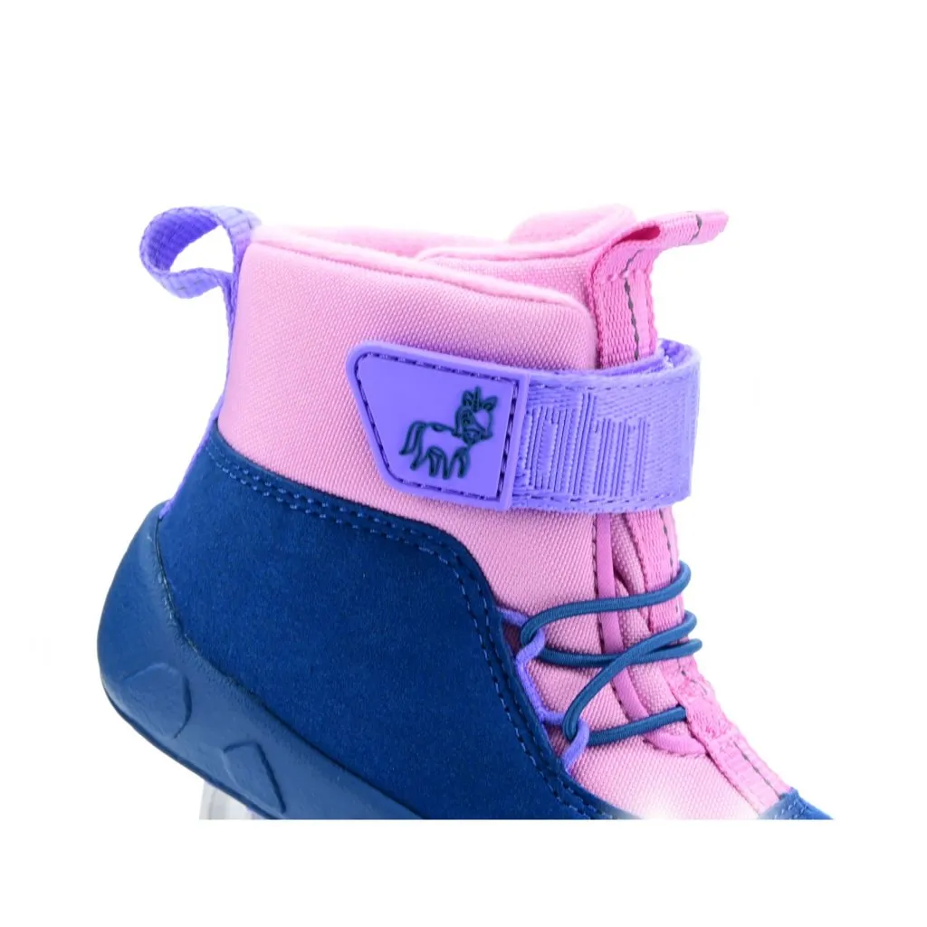 Affenzahn Prewalkers Vegan Warmy Pink Unicorn winter barefoot shoes