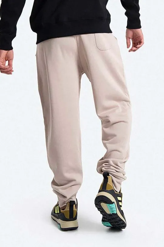 Alpha Industries cotton joggers beige color