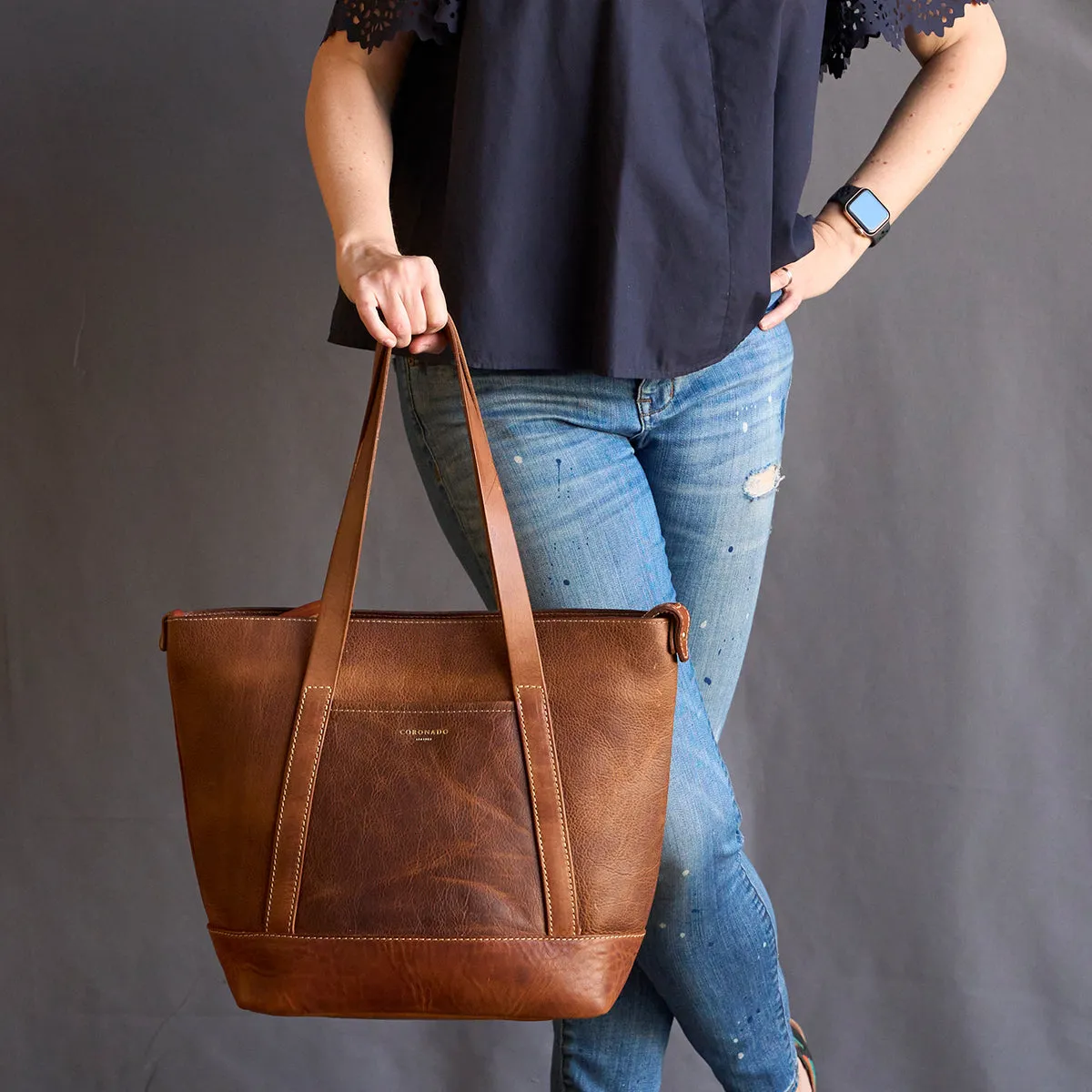 Antique Bison Tote No.90 | NEW L.E.