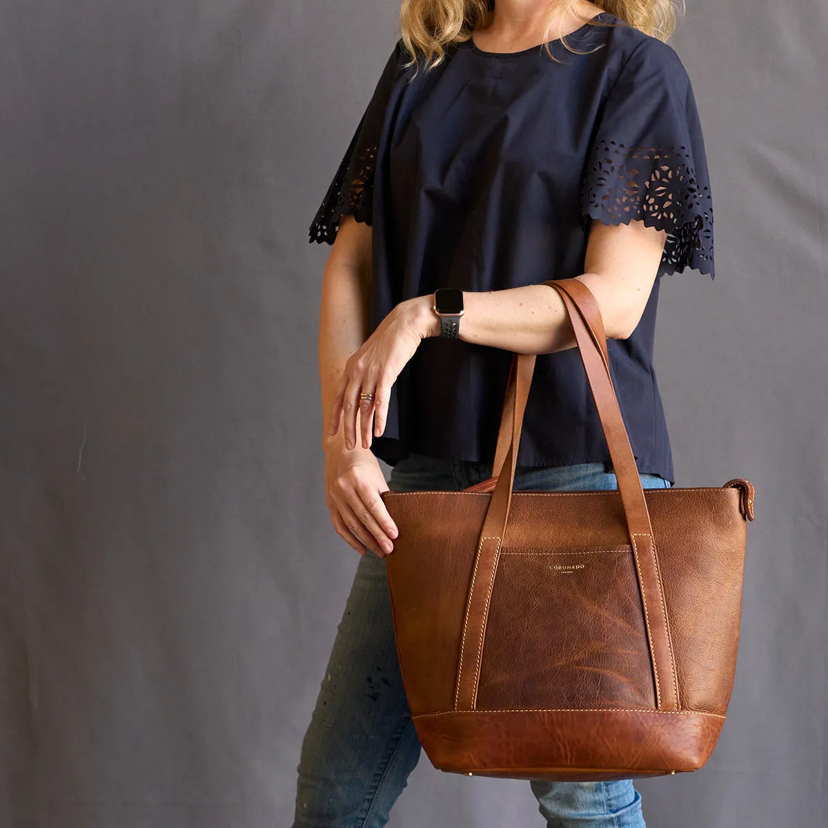 Antique Bison Tote No.90 | NEW L.E.