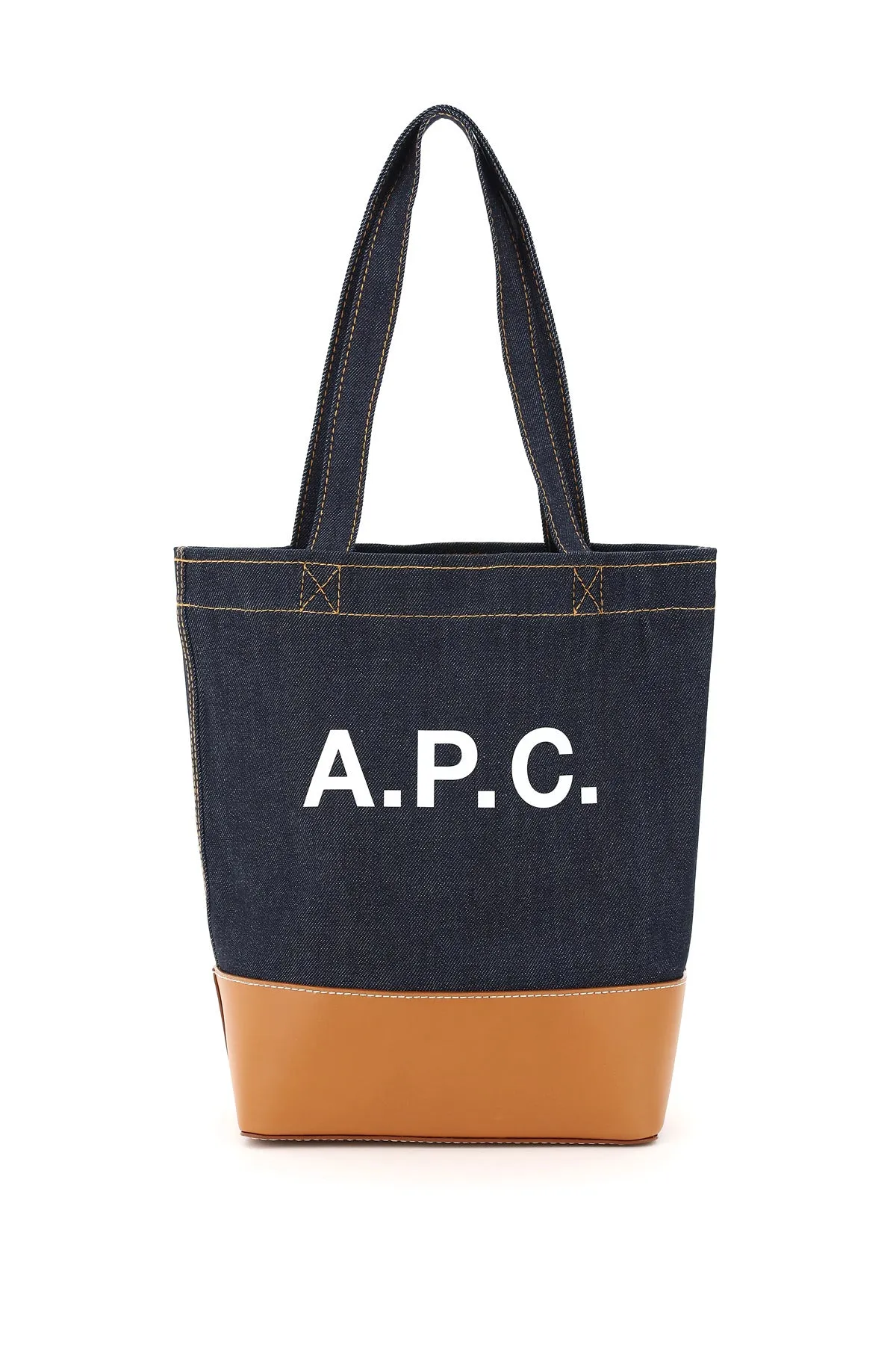 A.p.c. axel small denim tote bag