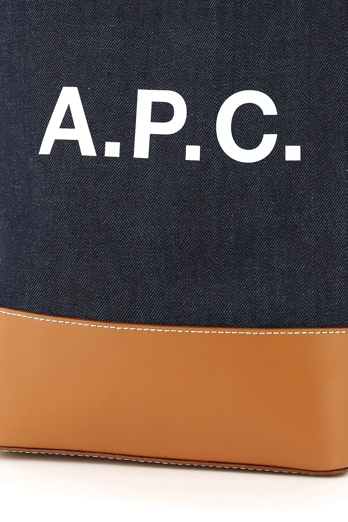 A.p.c. axel small denim tote bag