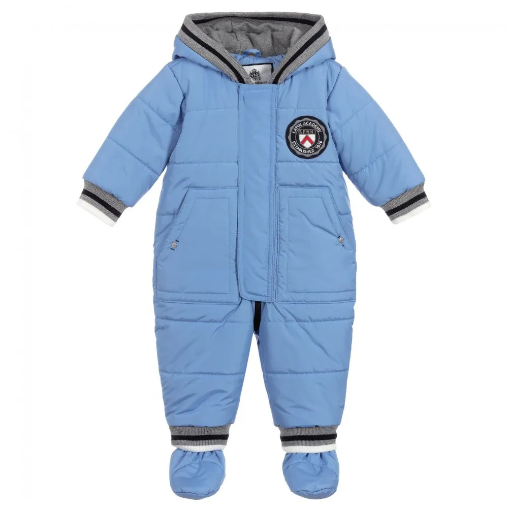 Baby Boys Blue Snowsuit