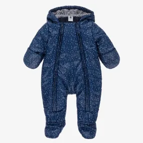 Baby Girls Blue Snowsuit