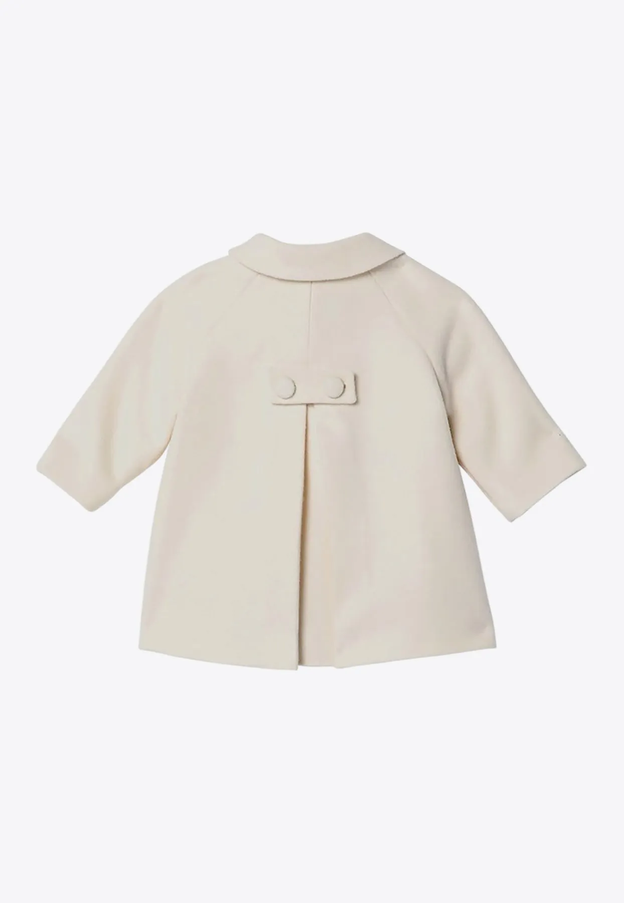 Baby Girls Couture Single-Breasted Wool Coat