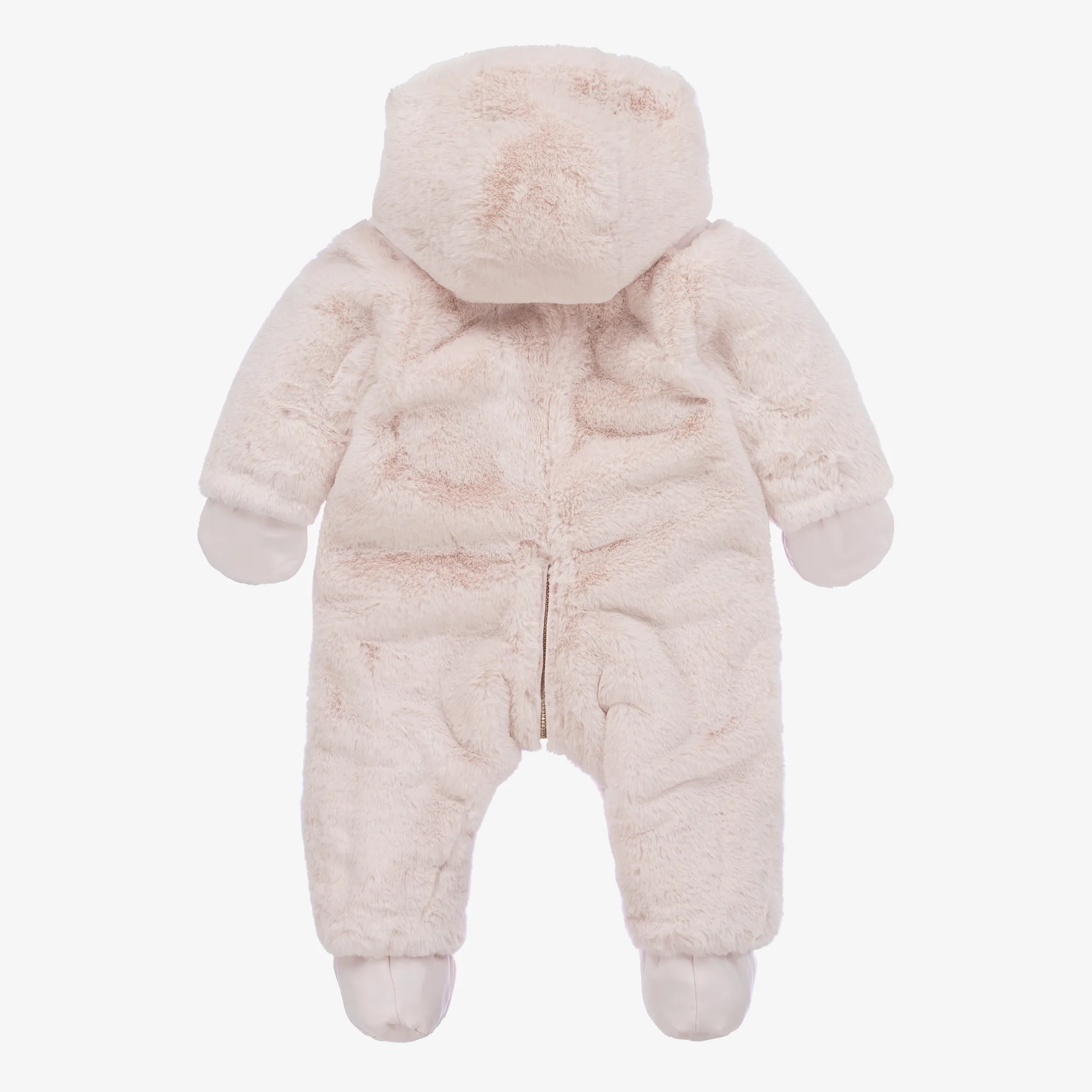 Baby Girls Pink Reversible Snowsuit