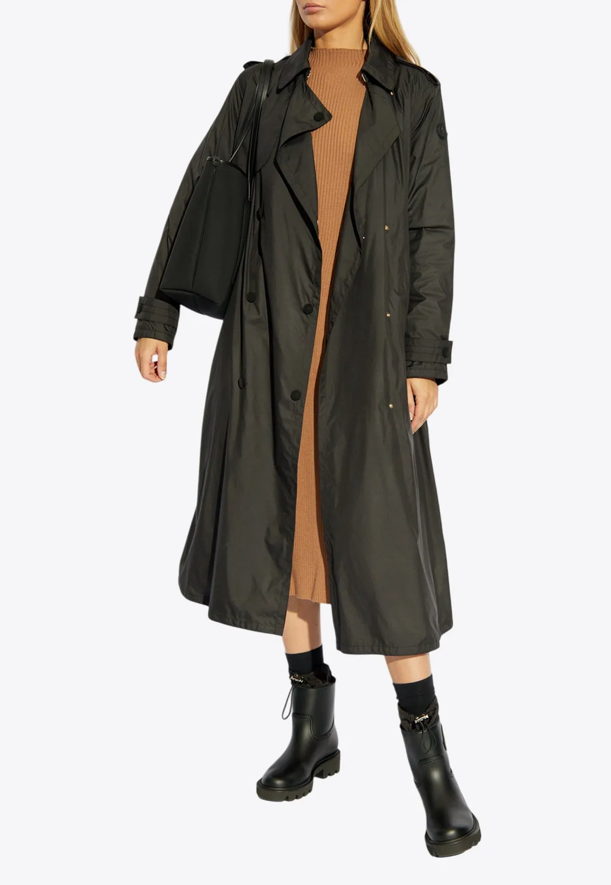 Barbentane Double-Breasted Trench Coat