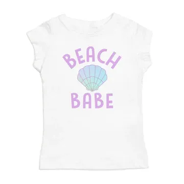 Beach Babe Sea Shell S/S Shirt - White