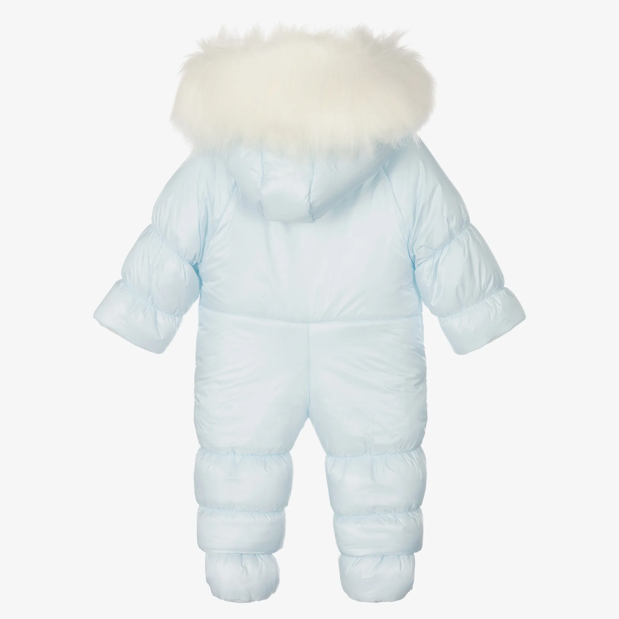 Blue Crown Baby Snowsuit