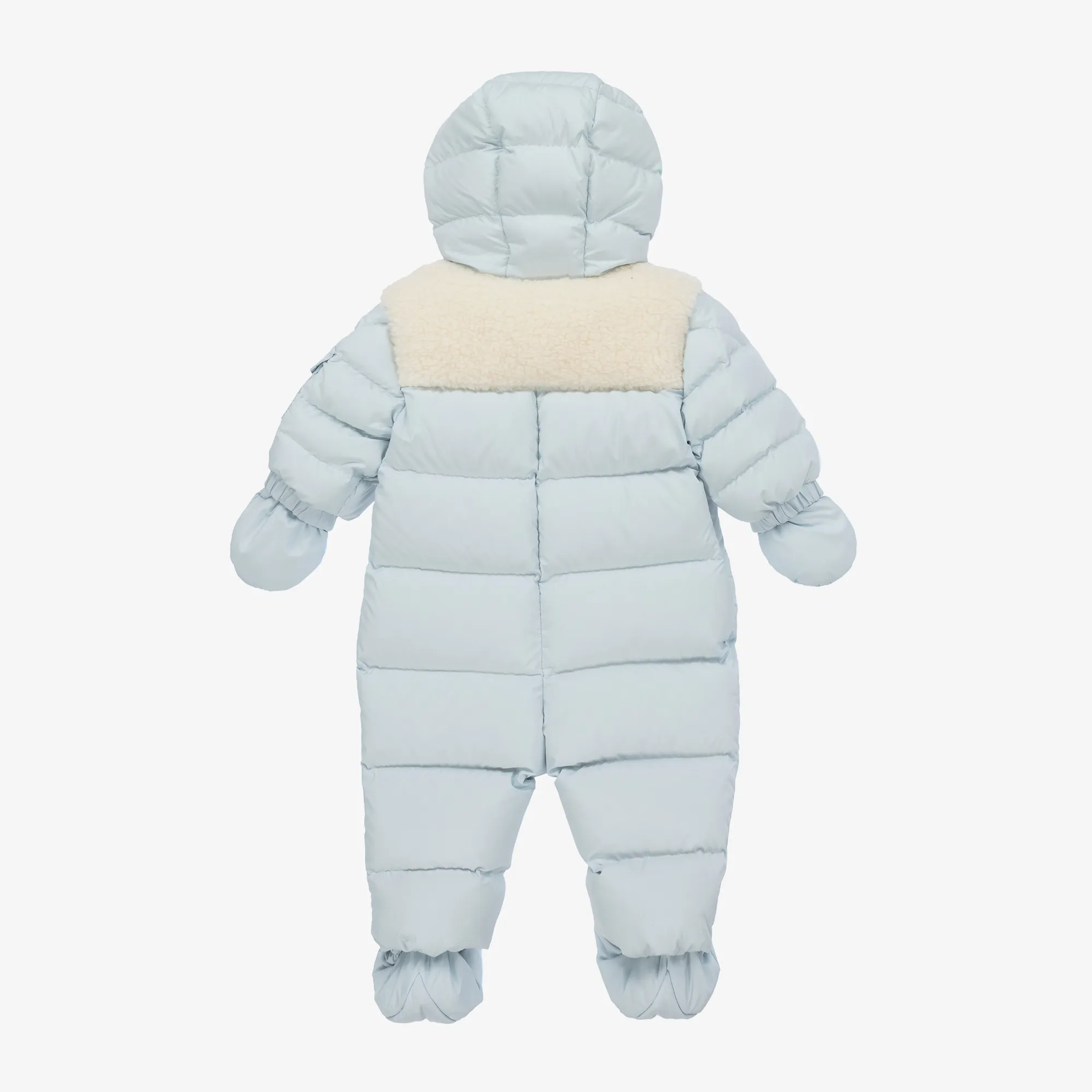 Blue Down Padded Sefou Baby Snowsuit