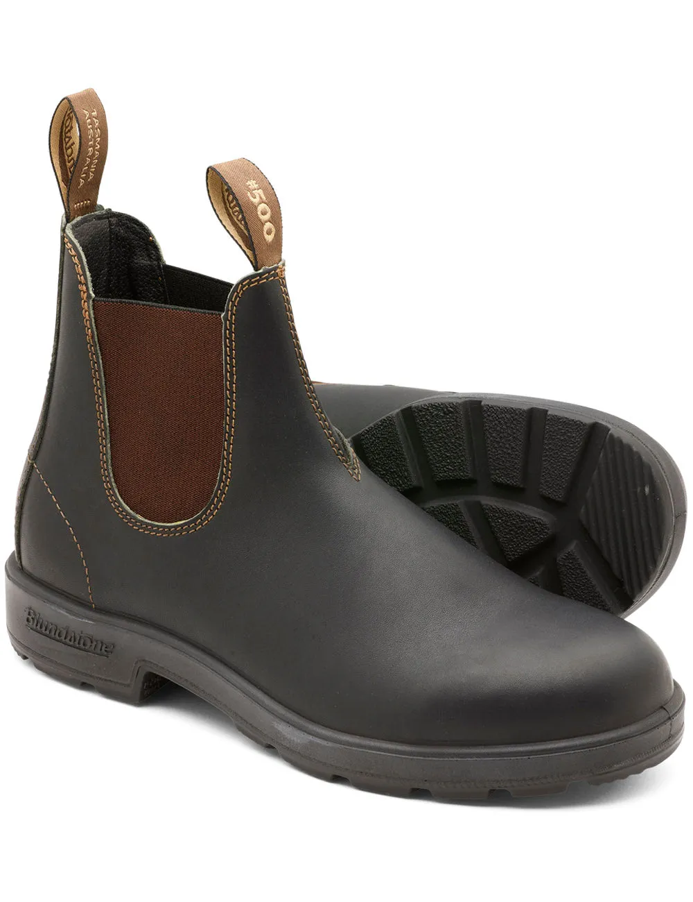 Blundstone 500 Stout Brown Chelsea Boots