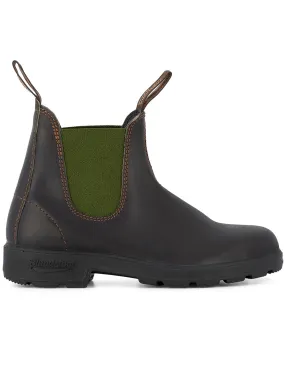 Blundstone 519 Stout Brown Olive Chelsea Boots