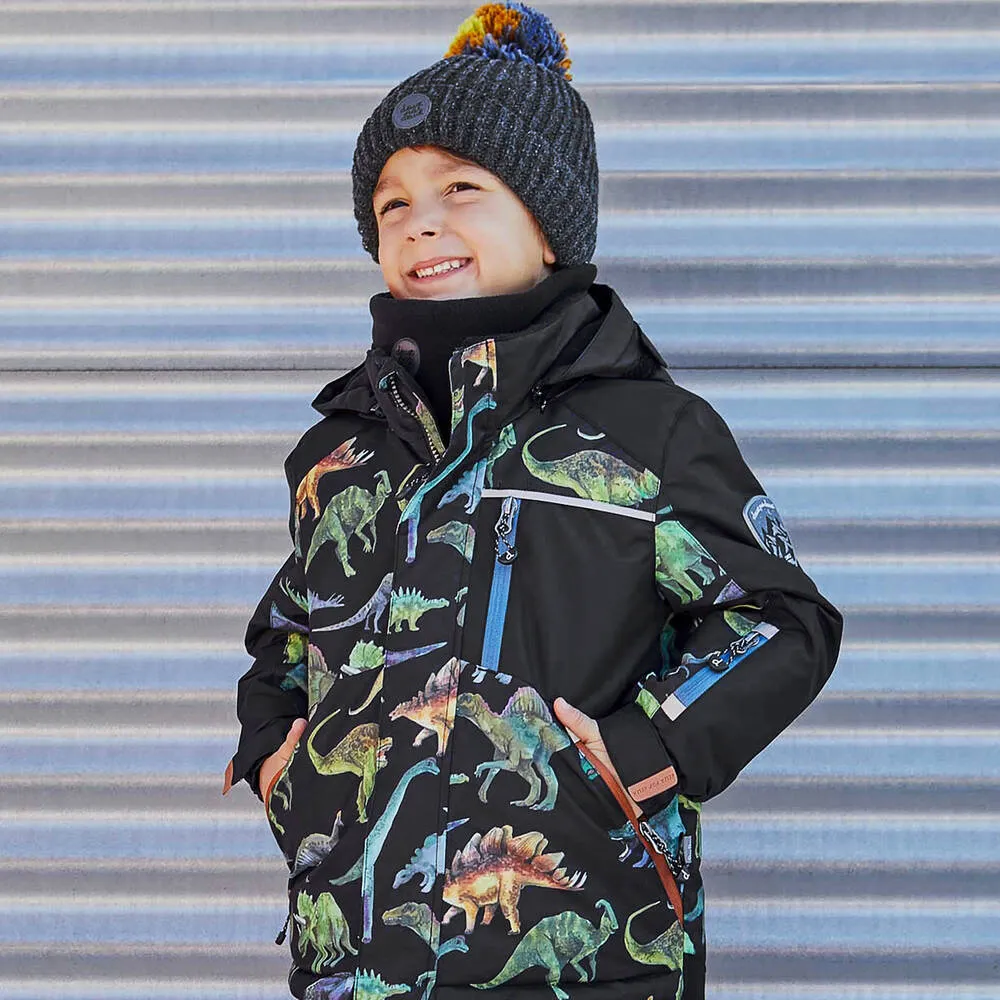 Boys Black 2 Piece Snowsuit