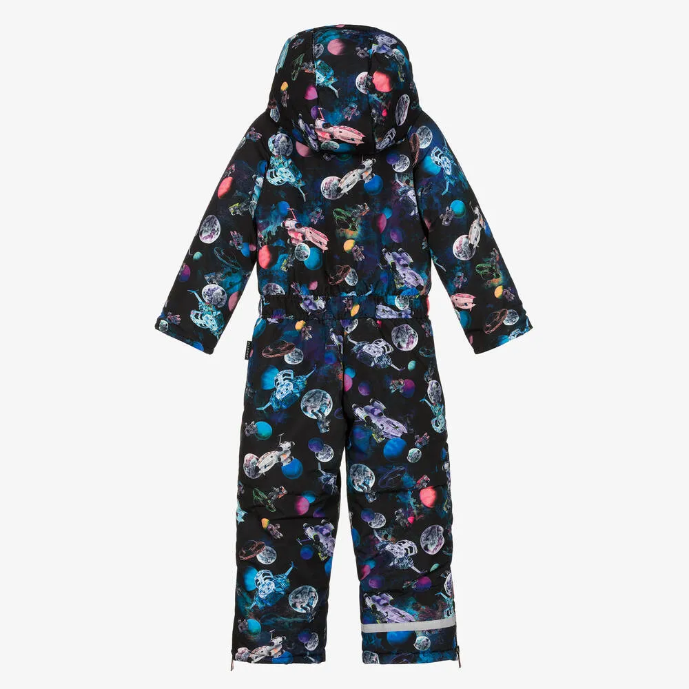 Boys Black Astronaut Snowsuit