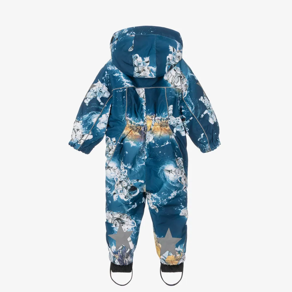 Boys Blue Astronauts Snowsuit