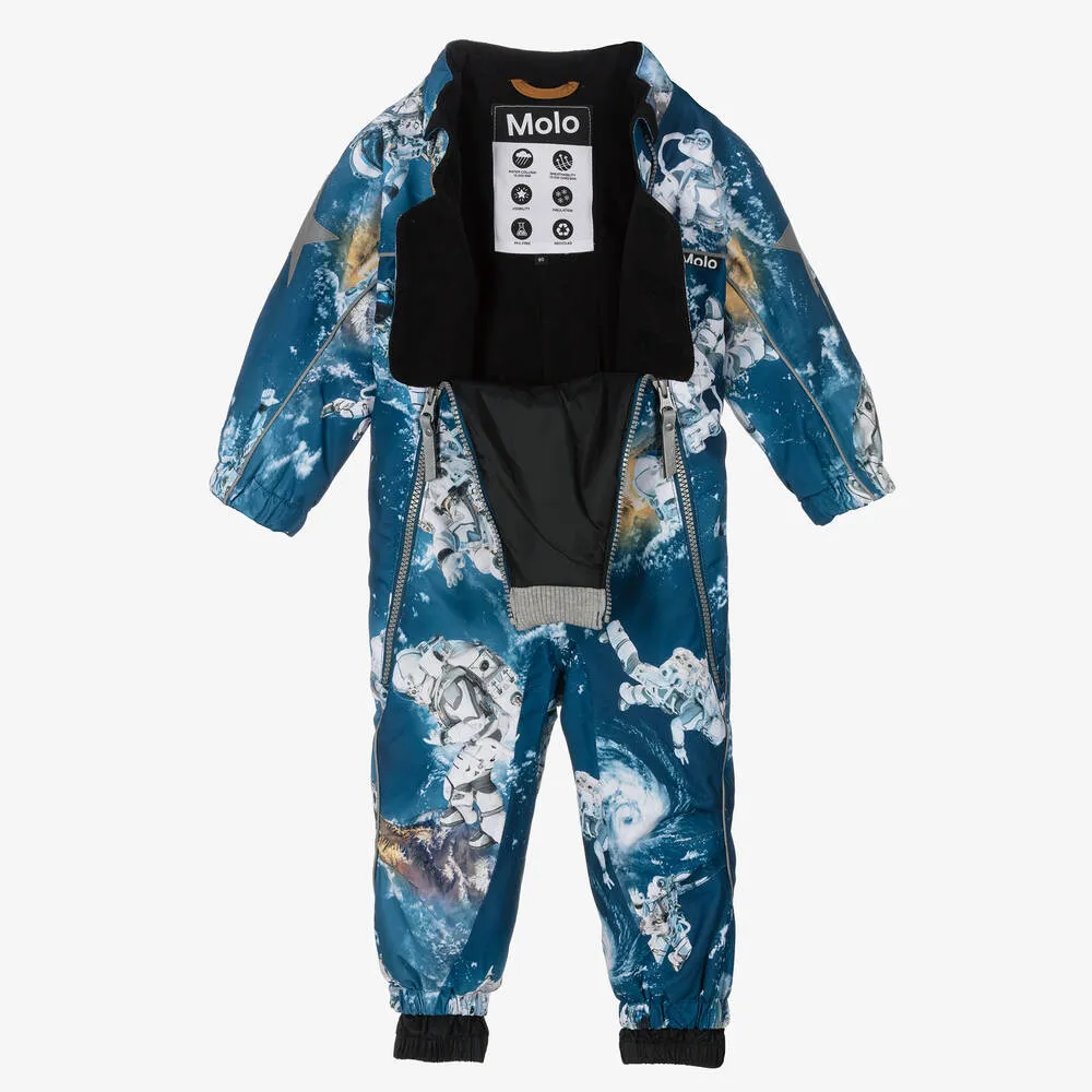 Boys Blue Astronauts Snowsuit