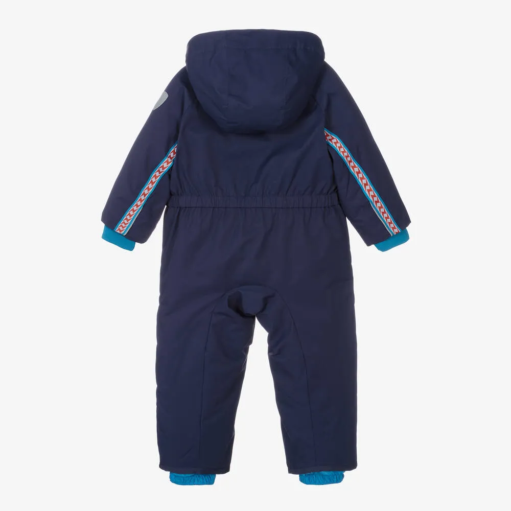 Boys Blue Padded Snowsuit