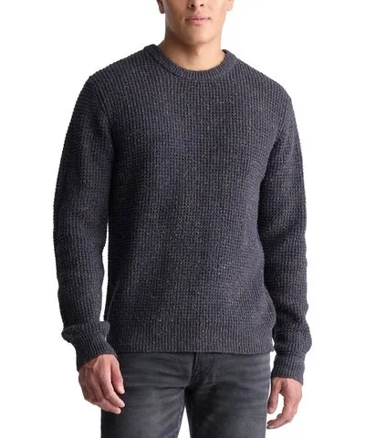 Buffalo David Bitton Men's Wonder Long Sleeve Speckled Knit Sweater