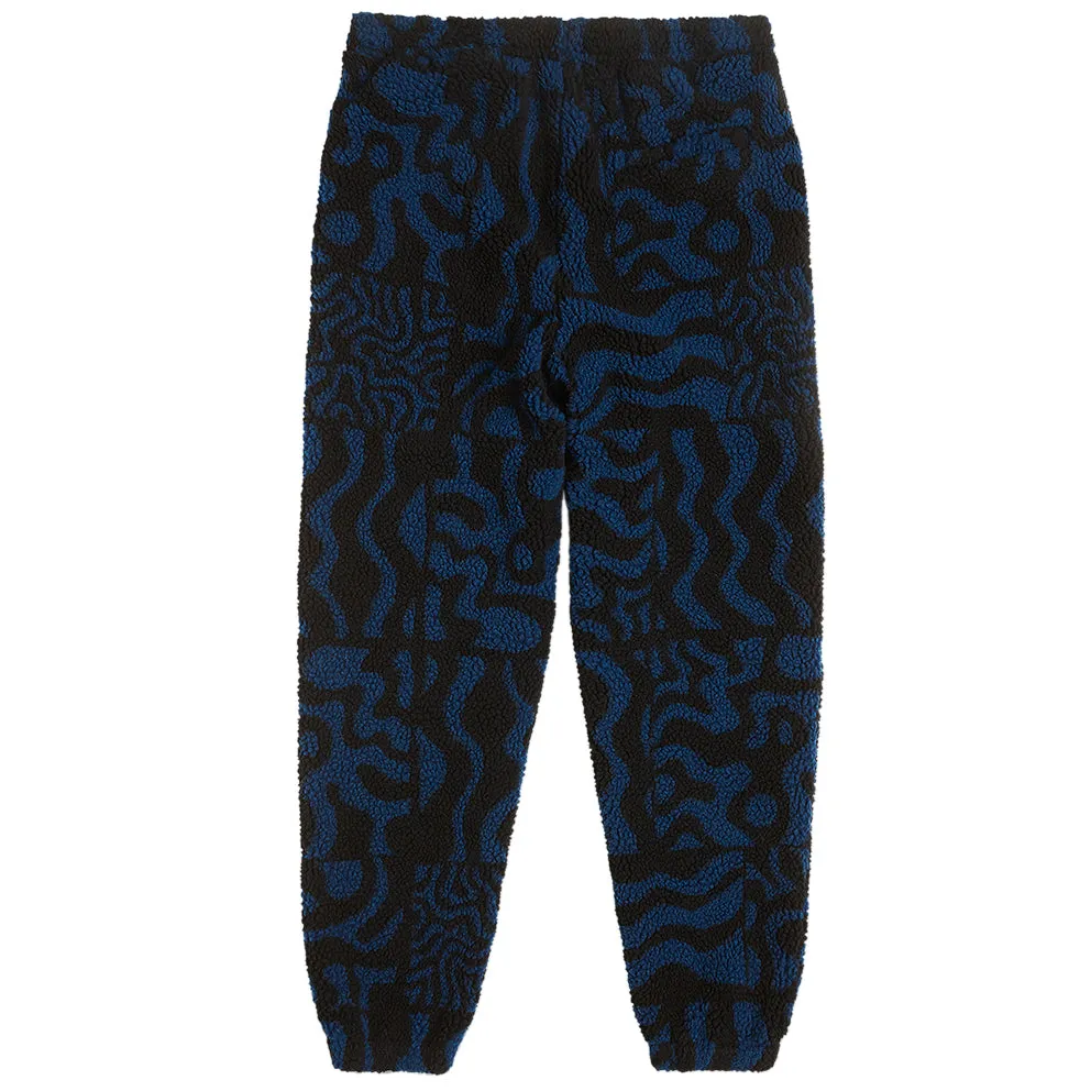 BY PARRA DUO GEM STONE SHERPA FLEECE PANTS // MULTI