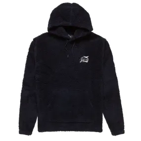 BY PARRA PENCIL BIRD POLAR FLEECE PULLOVER // NAVY BLUE