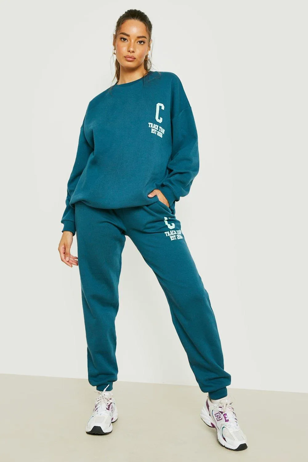 California Back Print Sweater Tracksuit