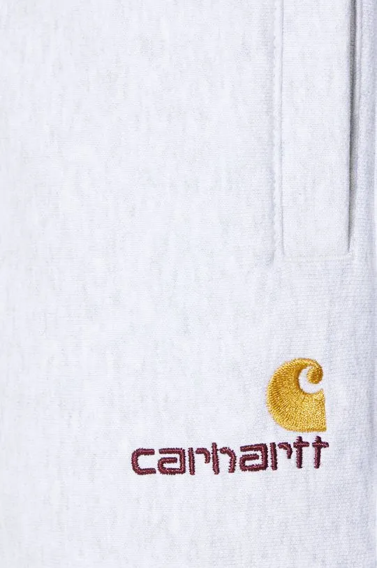 Carhartt WIP joggers American Script Jogging Pant brown color