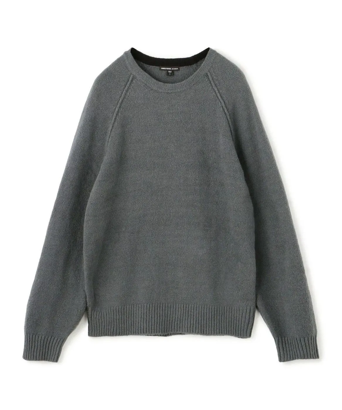 Cashmere Raglan Sweater-Flint