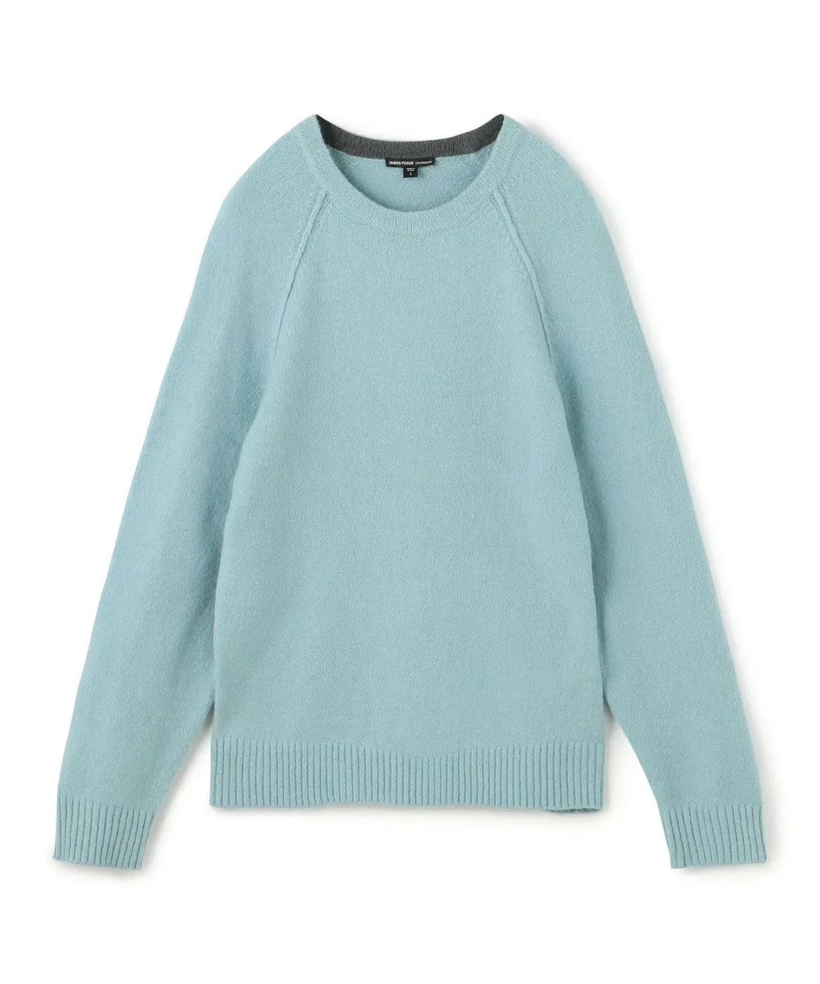 Cashmere Raglan Sweater-Flint