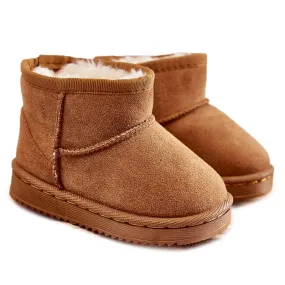 Children's Warm Snow Boots Camel Gooby brown