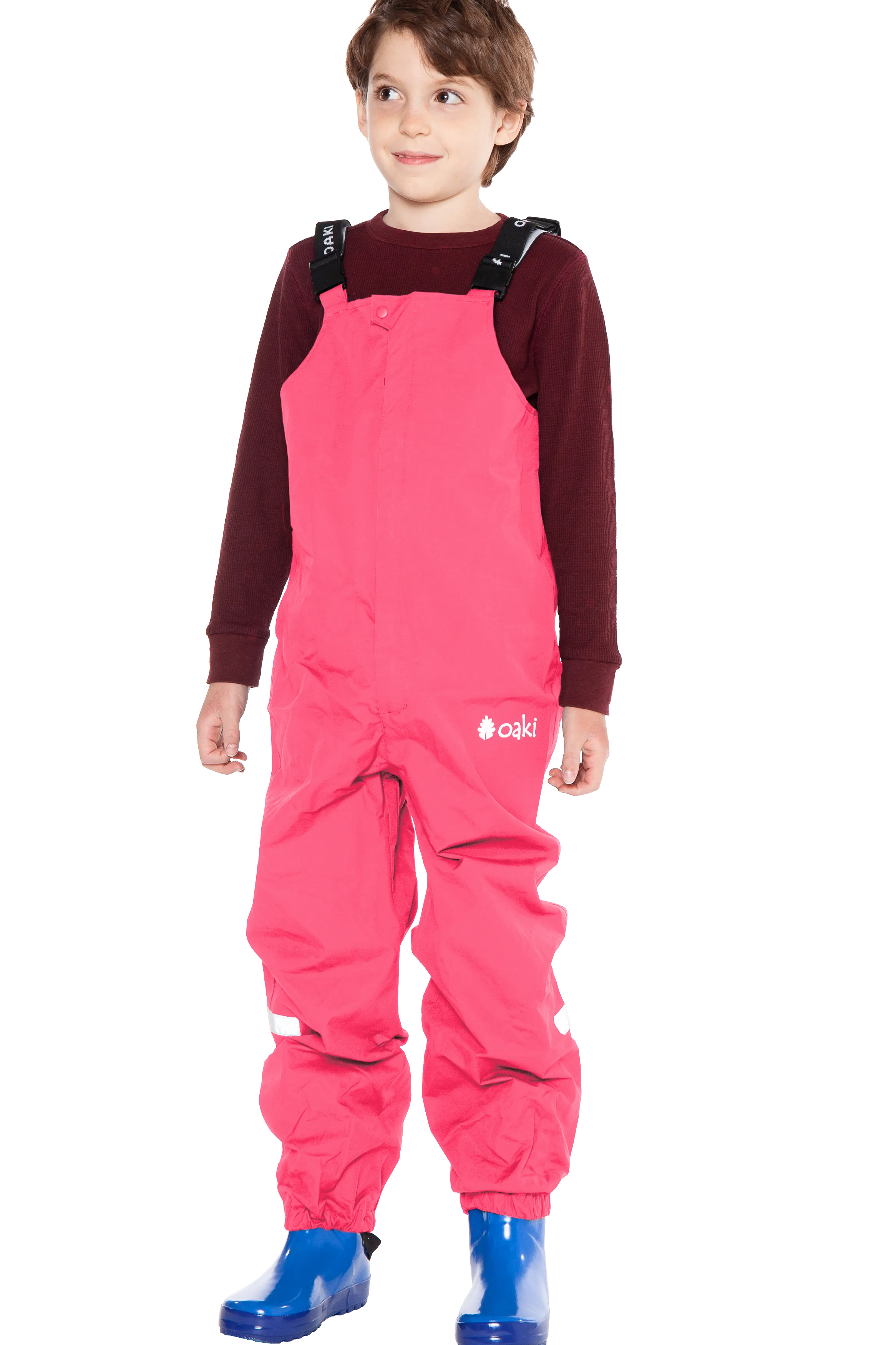 Children's Rain Bib, Park City Pink (Sizing Runs Large)