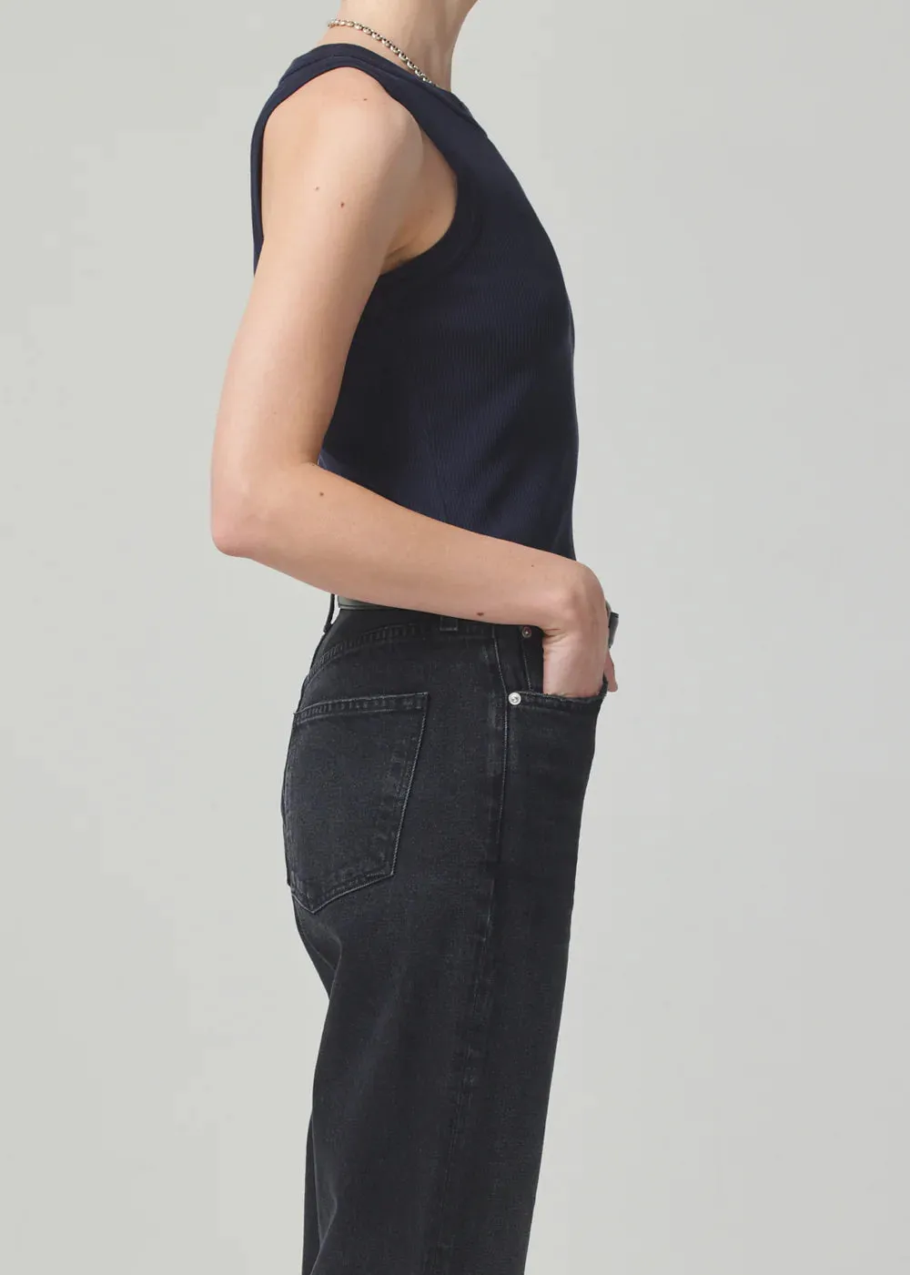 Citizens of Humanity - Isabel Rib Tank - Navy