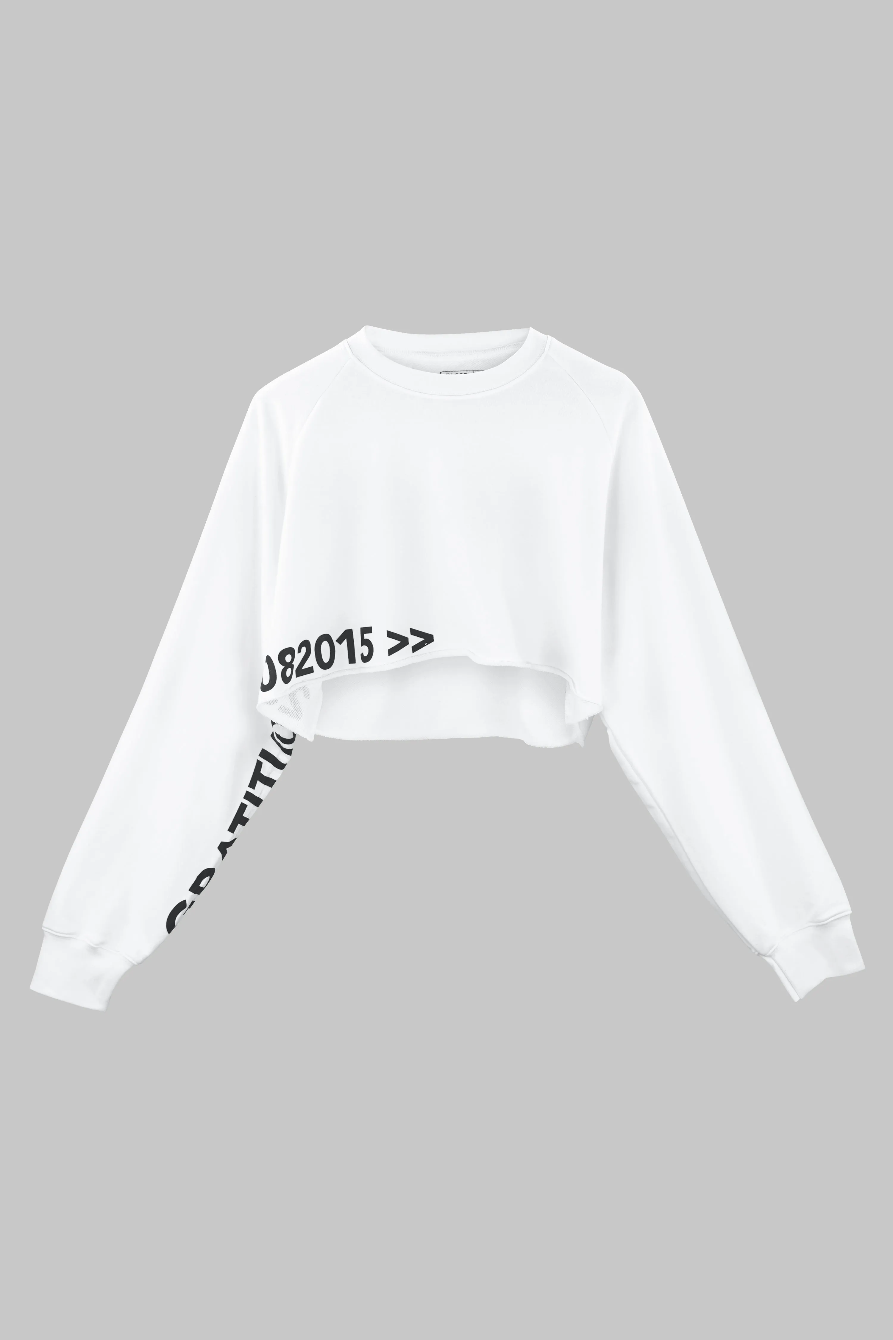 CROP GRATITUDE SWEATER