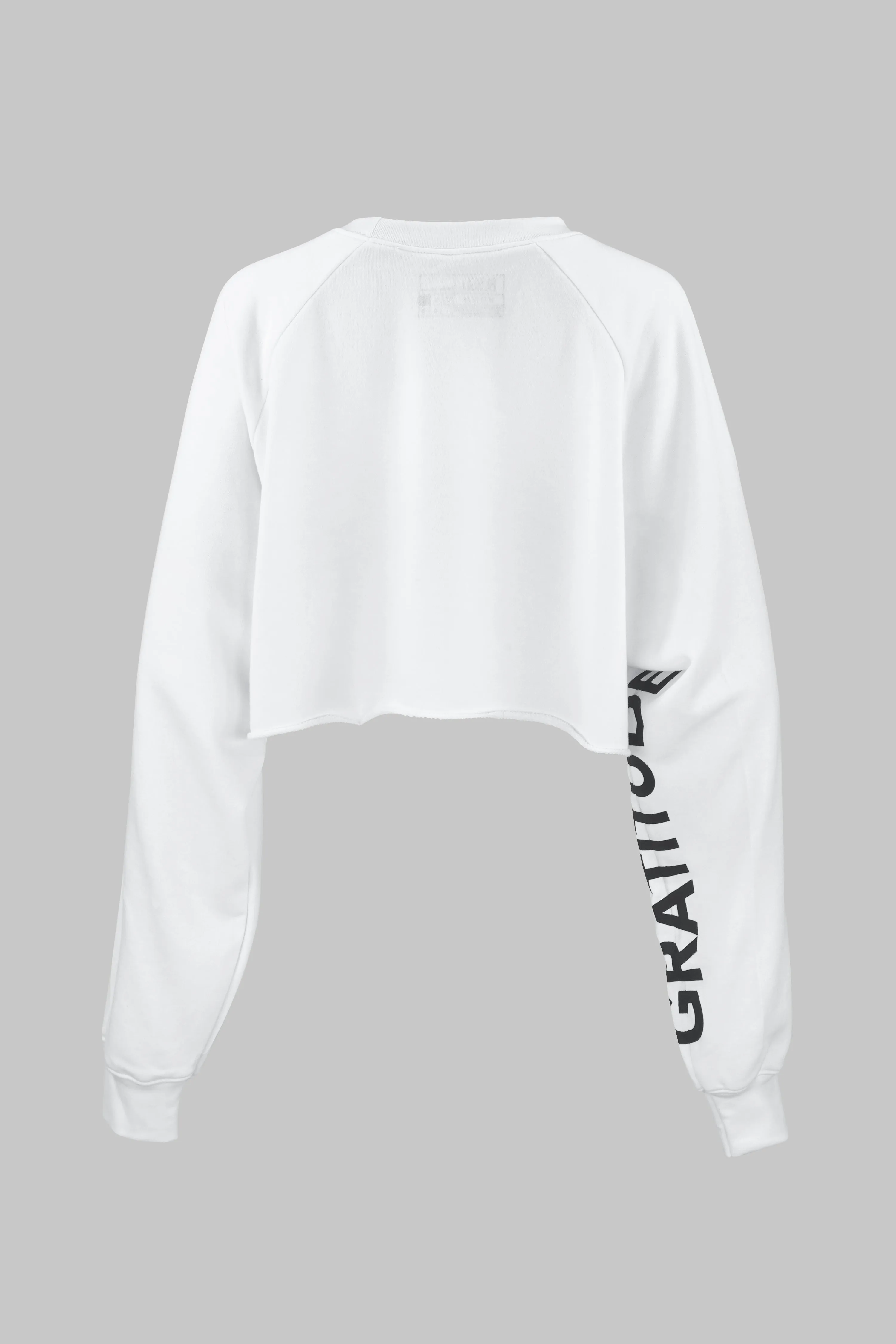 CROP GRATITUDE SWEATER