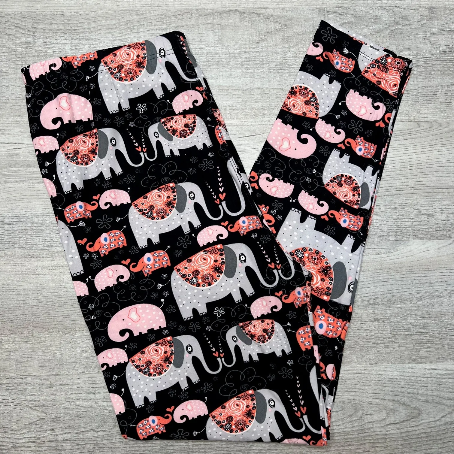 Cute Elephant Print Leggings