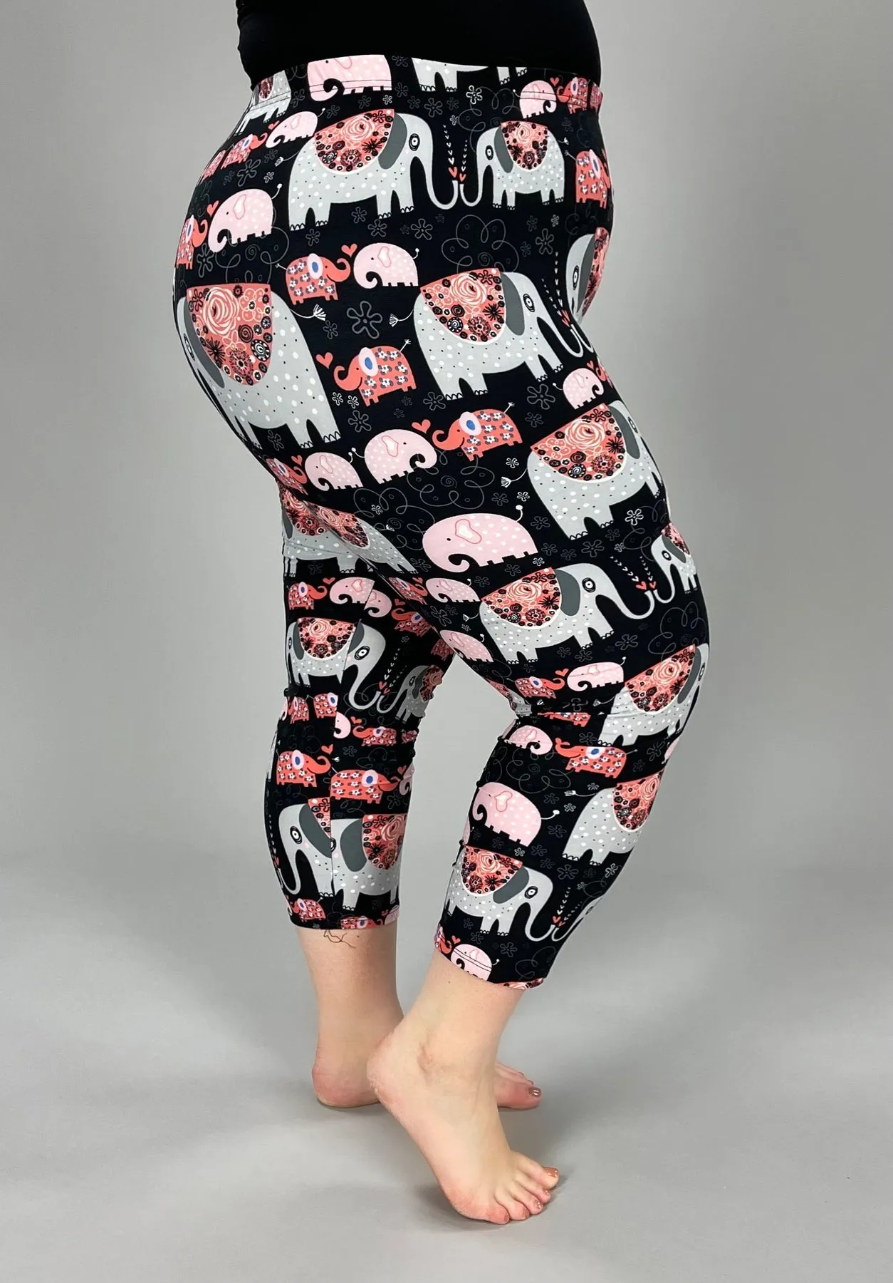 Cute Elephant Print Leggings