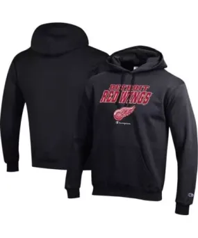 Cutter & Buck Men's NHL Detroit Wings Eco Powerblend Pullover Hoodie