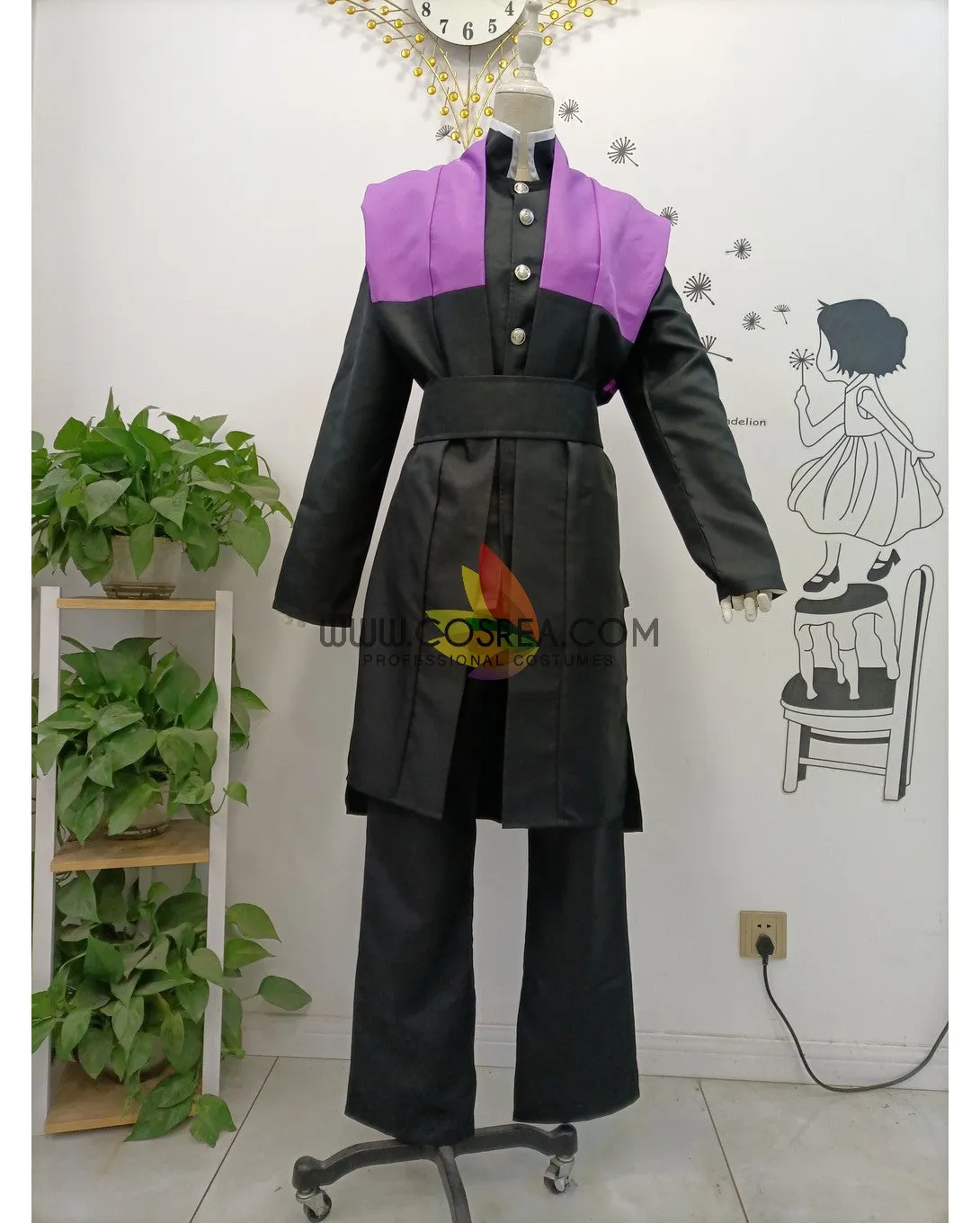 Demon Slayer Genya Shinazugawa Cosplay Costume