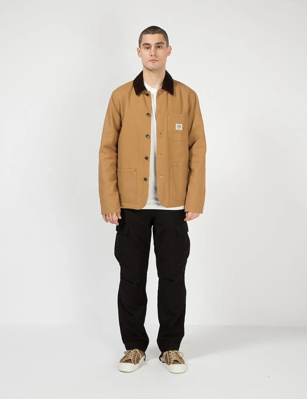 Deus Ex Machina Hank Chore Shirt Jacket - Driftwood Tan