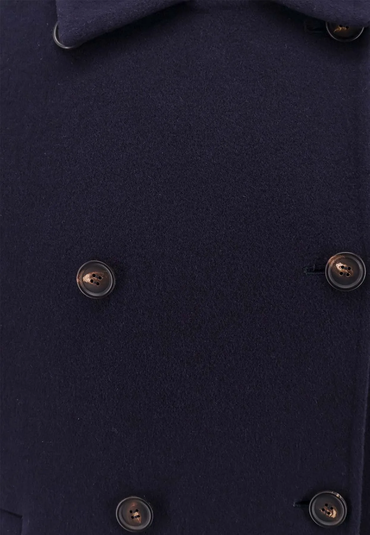 Double-Breasted Wool and Cashmere Coat