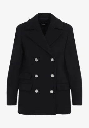 Double-Breasted Wool Coat