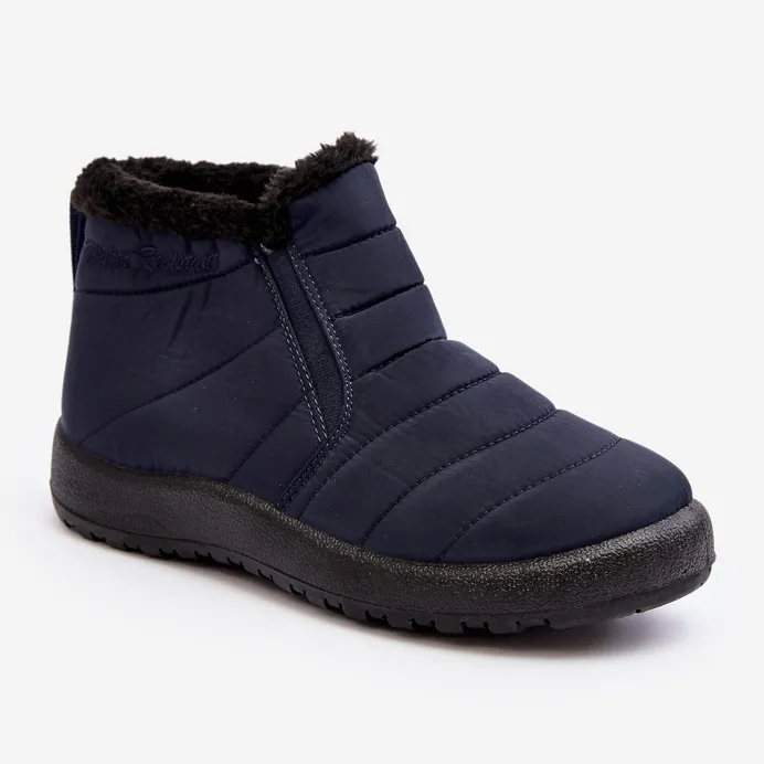 Enmore Insulated Low Women's Snow Boots Navy Blue