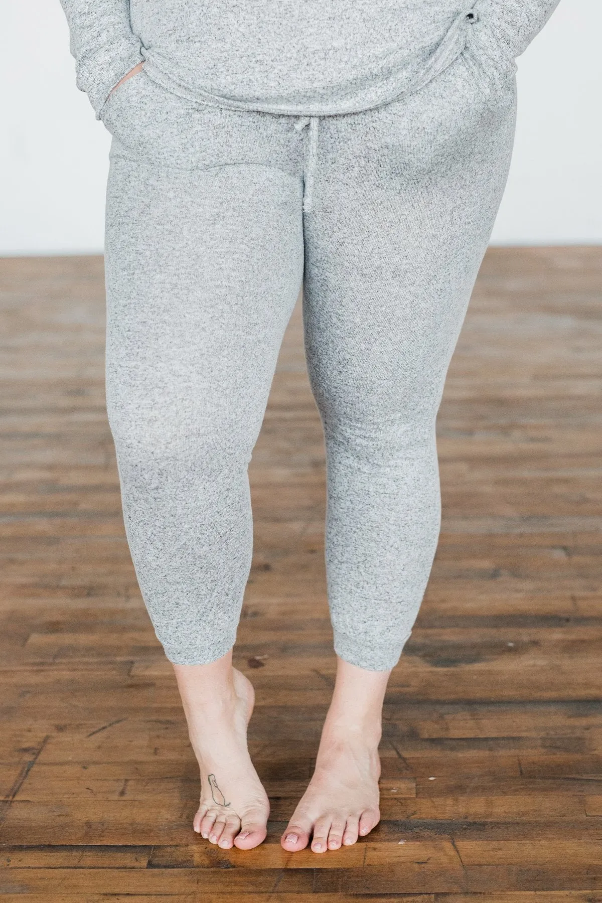 Everywhere We Will Go Joggers- Heather Grey