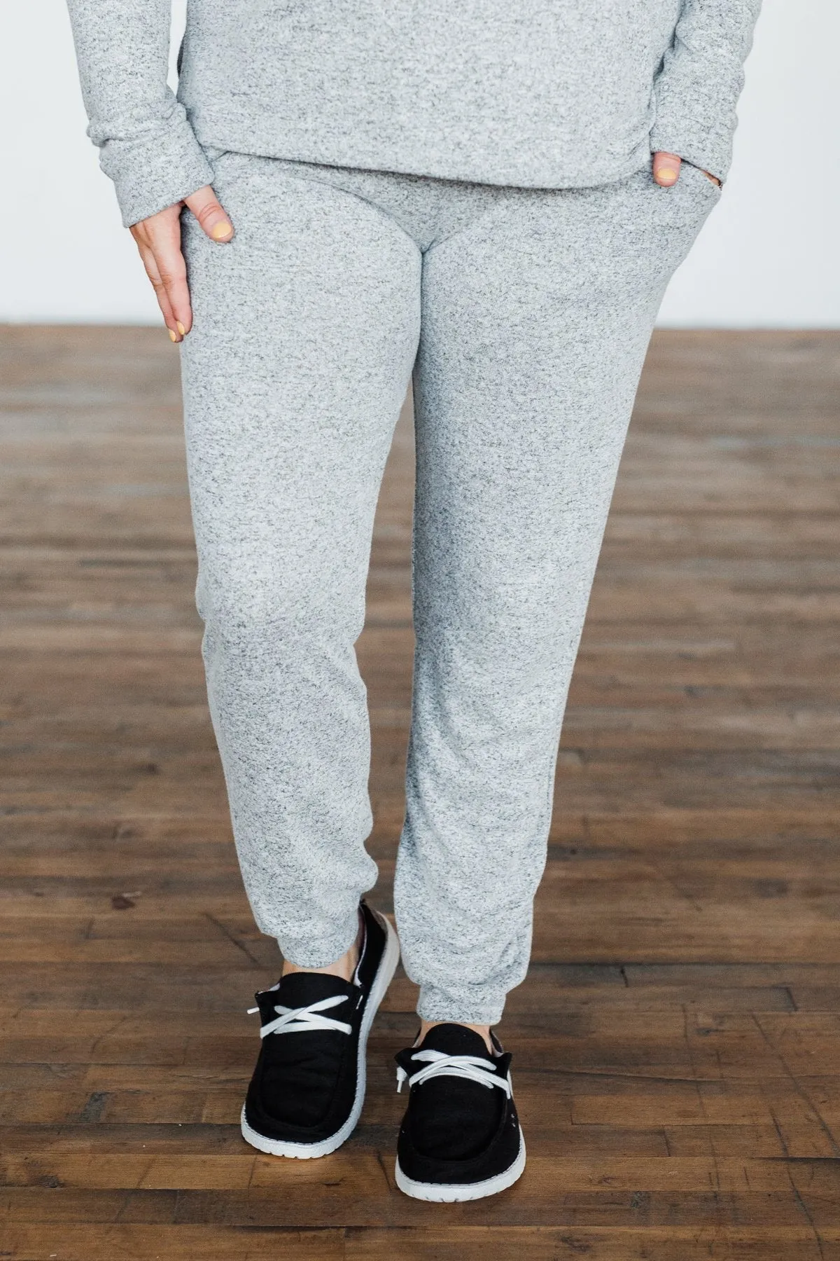 Everywhere We Will Go Joggers- Heather Grey