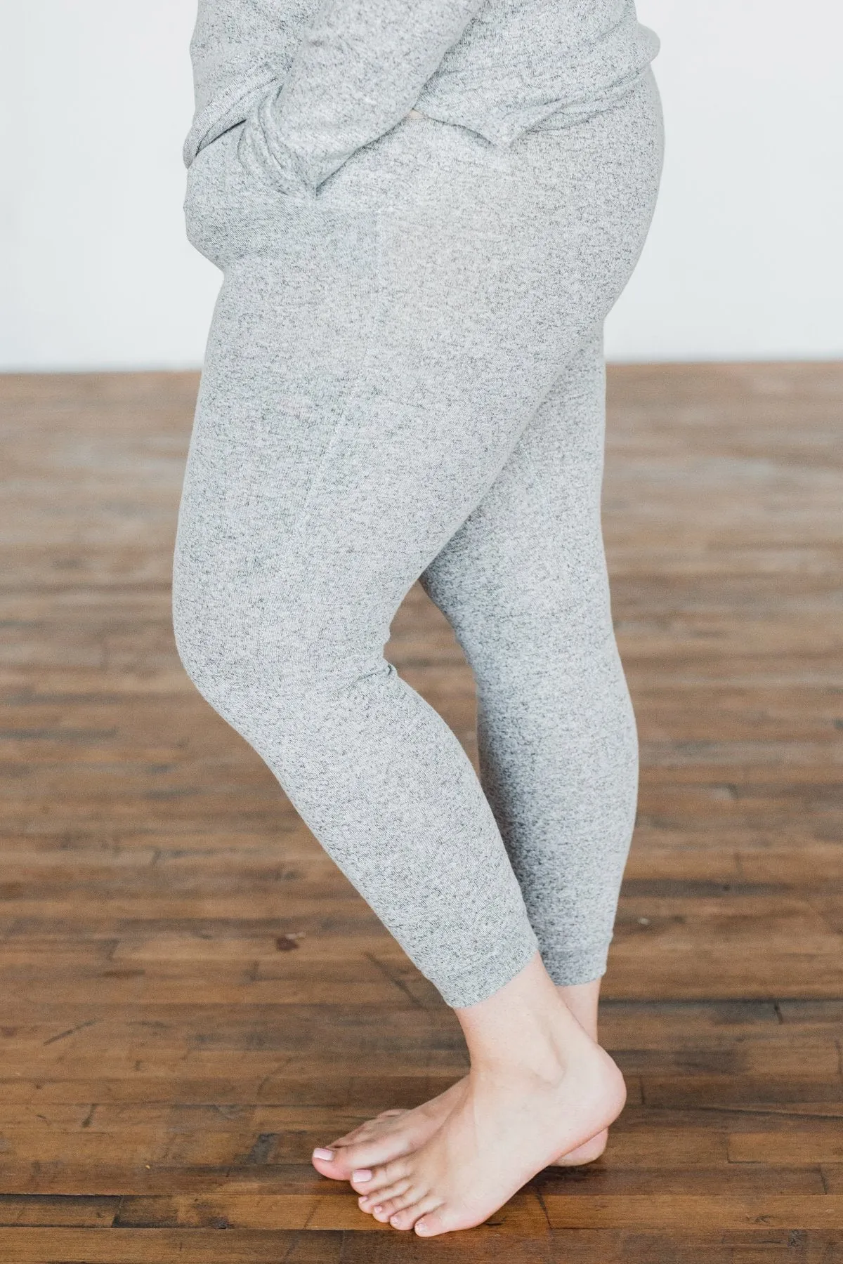 Everywhere We Will Go Joggers- Heather Grey