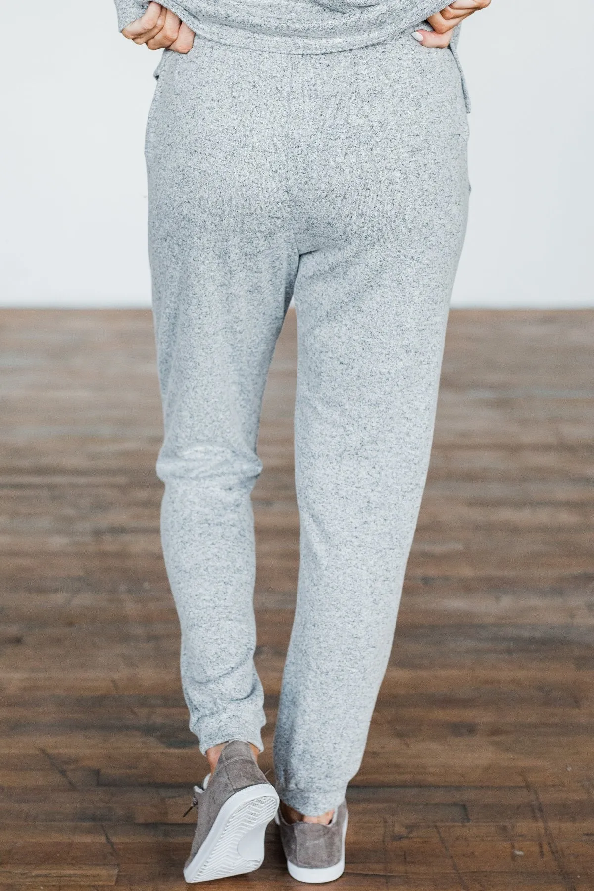 Everywhere We Will Go Joggers- Heather Grey