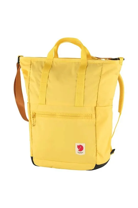 Fjallraven backpack High Coast Totepack yellow color F23225.130