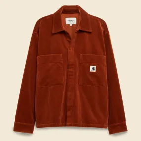 Foya Shirt Jacket - Brandy